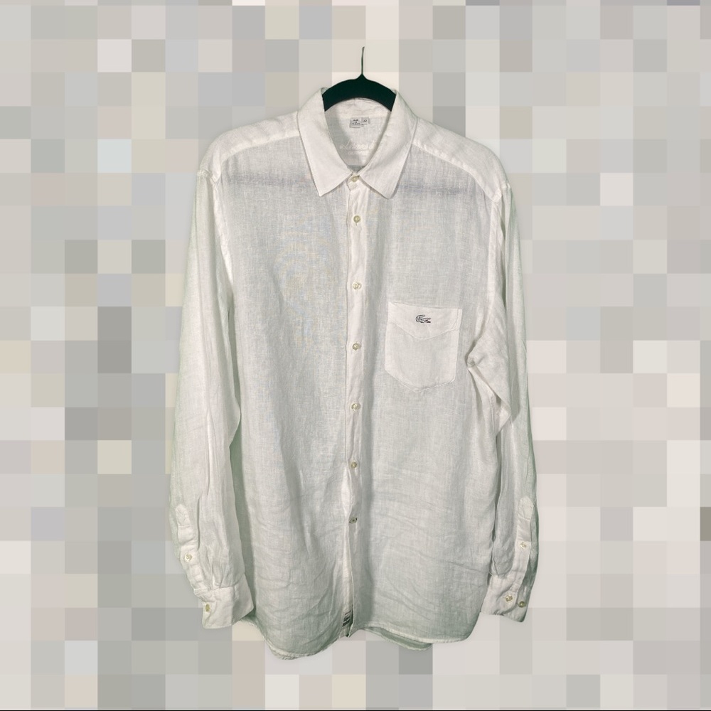 Lacoste linen shirt in perfect condition.
